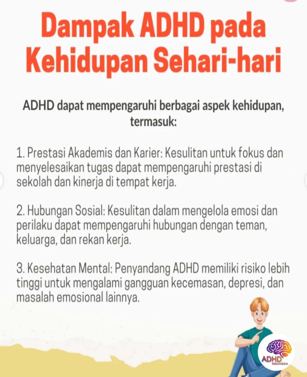 ADHD dan Hubungan Sosial Anak di Lingkungan Sekolah di Kota Padang