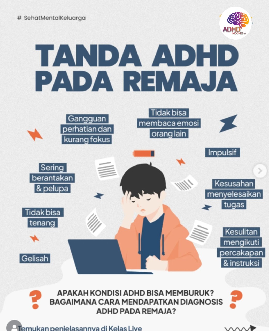 Screening ADHD Non-Diagnostik: Edukasi Awal bagi Orang Tua di Kota Padang